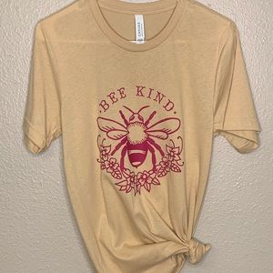 Dark Tan Bee Kind T-Shirt